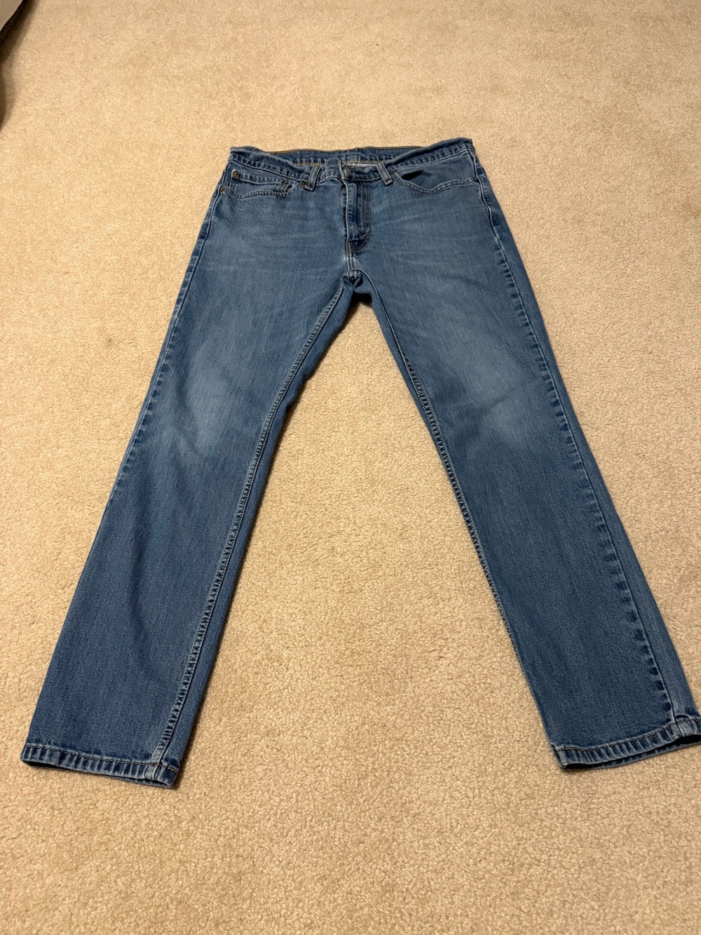 Levi's Men's Straight Leg Denim Jeans - Medium Blue Wash